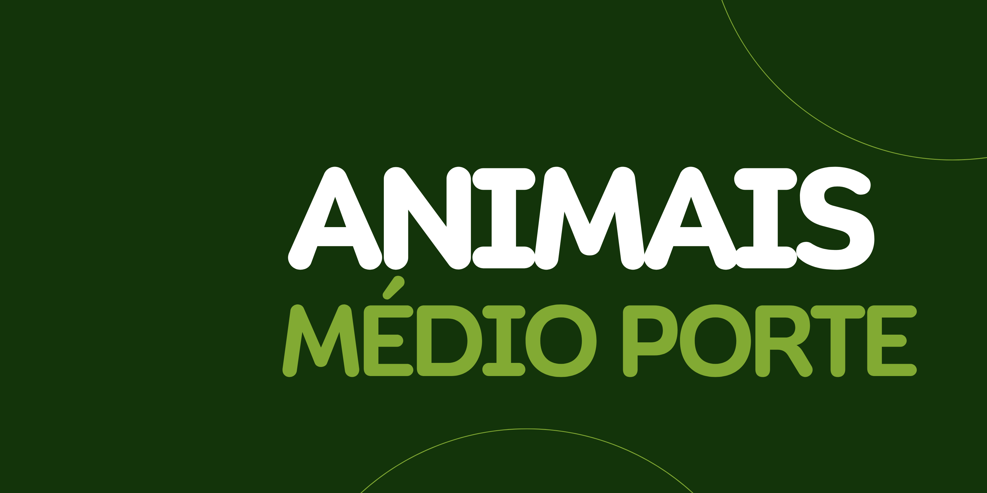 Animais de médio porte